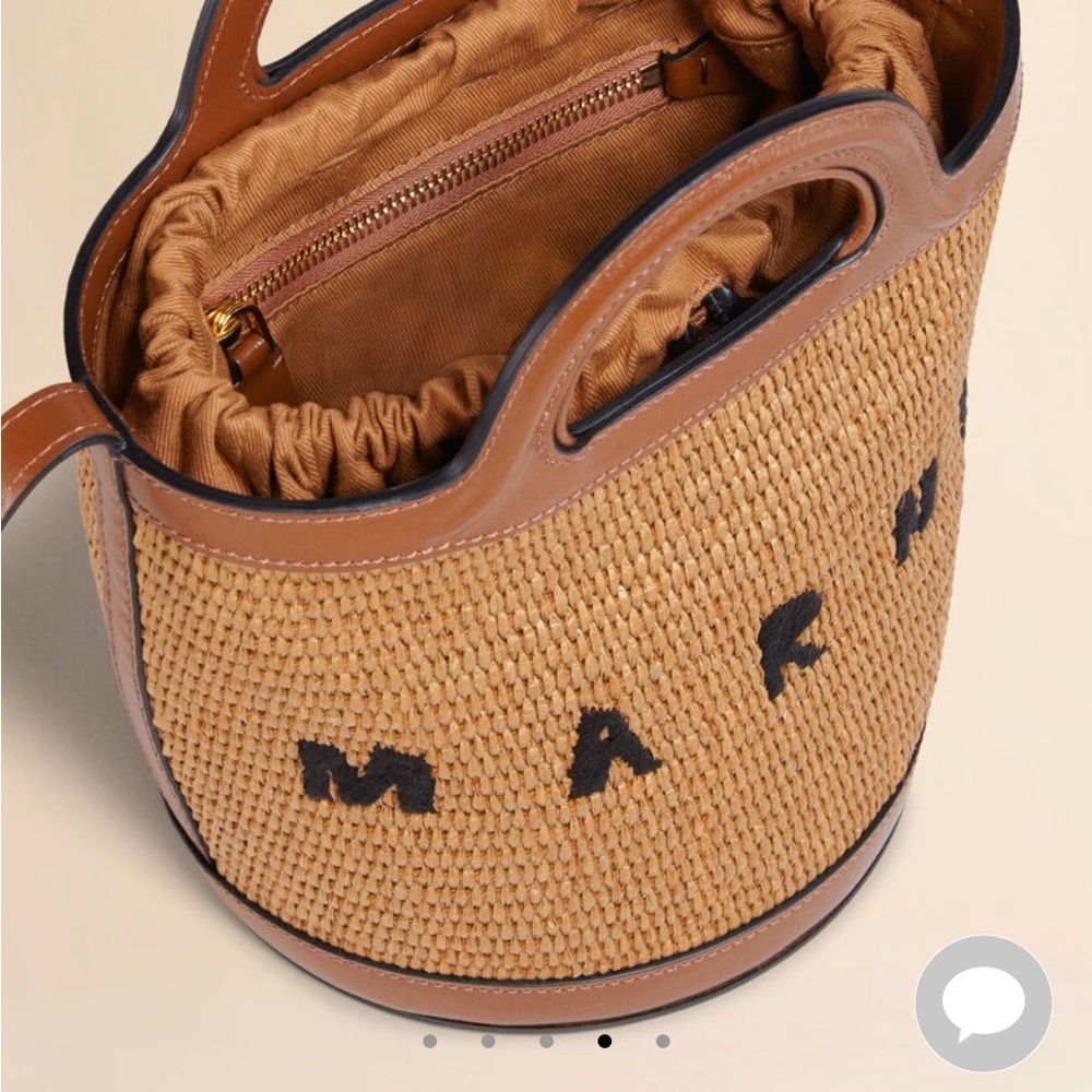 Marni small topicalia bucket bag with tags - Picture 2 of 9
